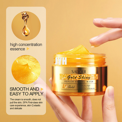 Жестокость освобождает маску золота 24K лицевую для безупречного и Moisturizes кожа