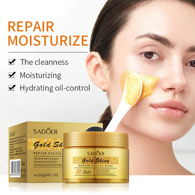 Жестокость освобождает маску золота 24K лицевую для безупречного и Moisturizes кожа