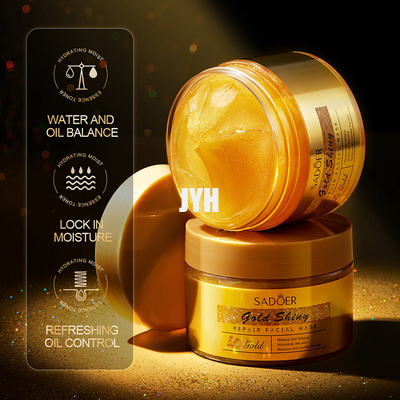 Жестокость освобождает маску золота 24K лицевую для безупречного и Moisturizes кожа