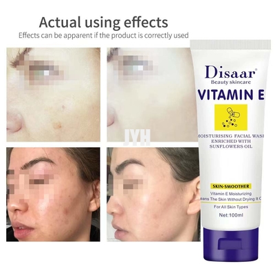 Витамин e лицевого Cleanser OEM пенясь естественный забеливая лицевой Cleanser