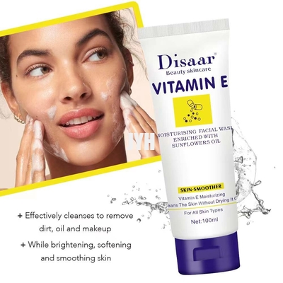 Витамин e лицевого Cleanser OEM пенясь естественный забеливая лицевой Cleanser